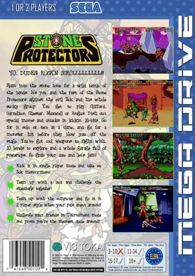 Stone Protectors (USA) (Proto) box cover back